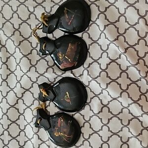 Vintage Spanish Wooden Maracas